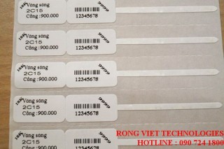 Giấy in mã vạch - Thiết Bị Mã Vạch Rồng Việt - Công Ty TNHH Công Nghệ Rồng Việt